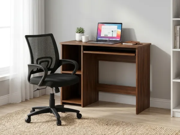 Rio Engineered Wood Study Table With Office Chair